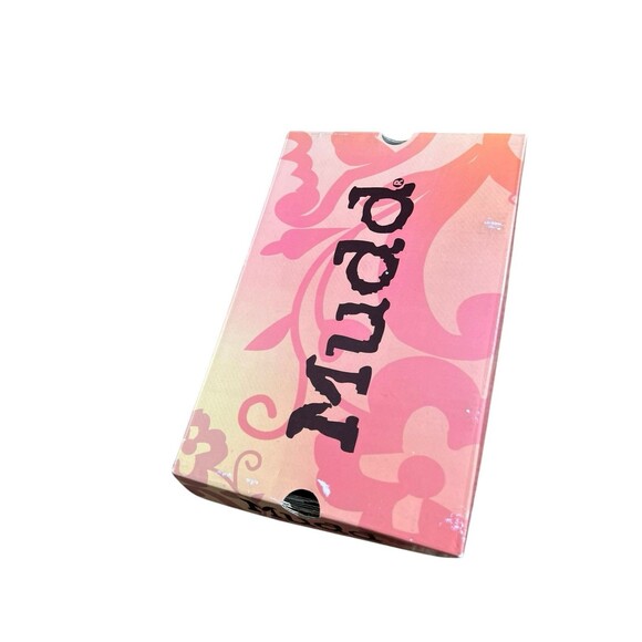 Mudd Slingback Peep Toe Heels 7.5M Brown Cutout Retro Stacked Heel Office Siren - Picture 16 of 16